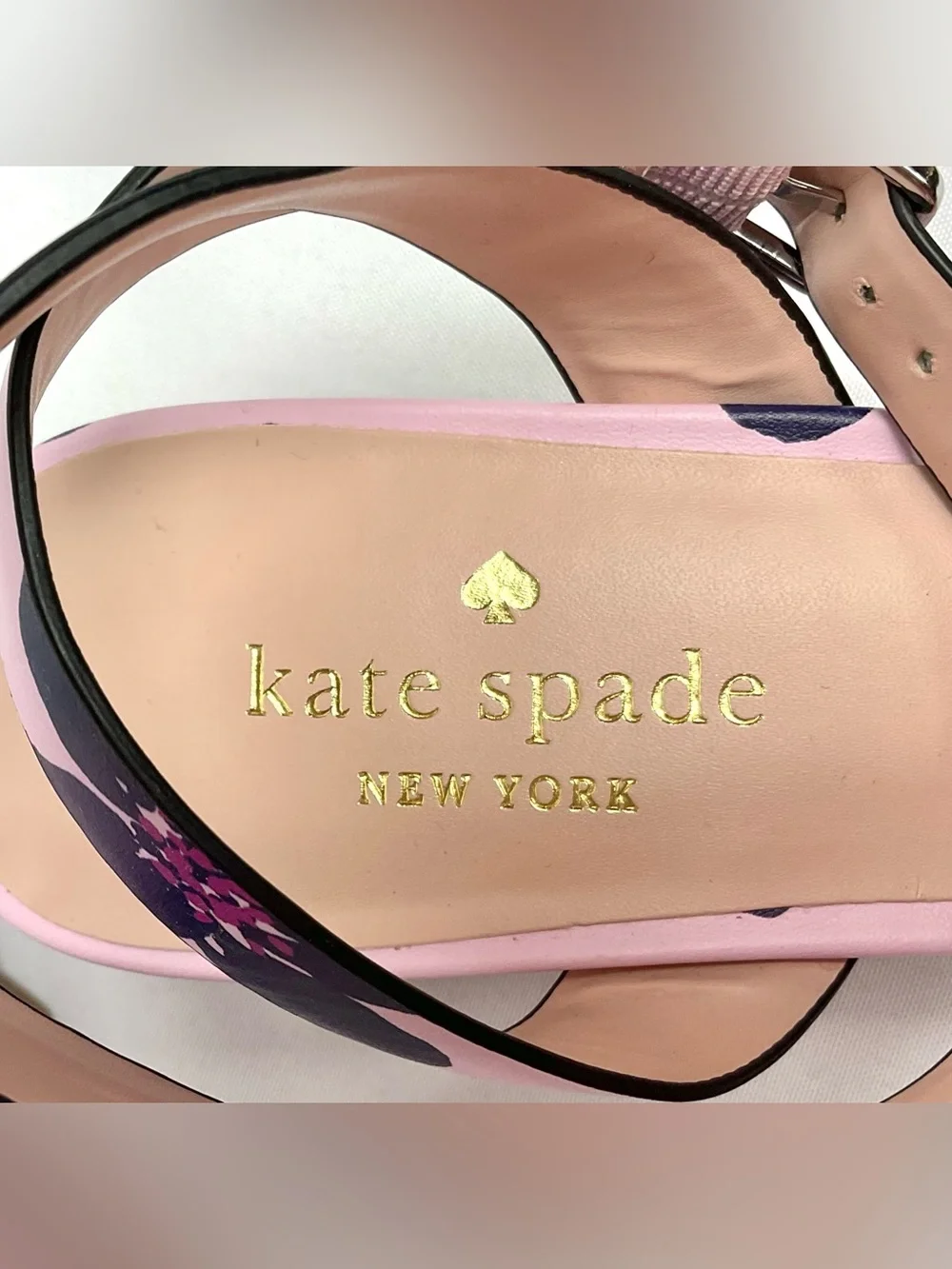 Kate Spade Floral Edie Sandals Sz 10 Pink